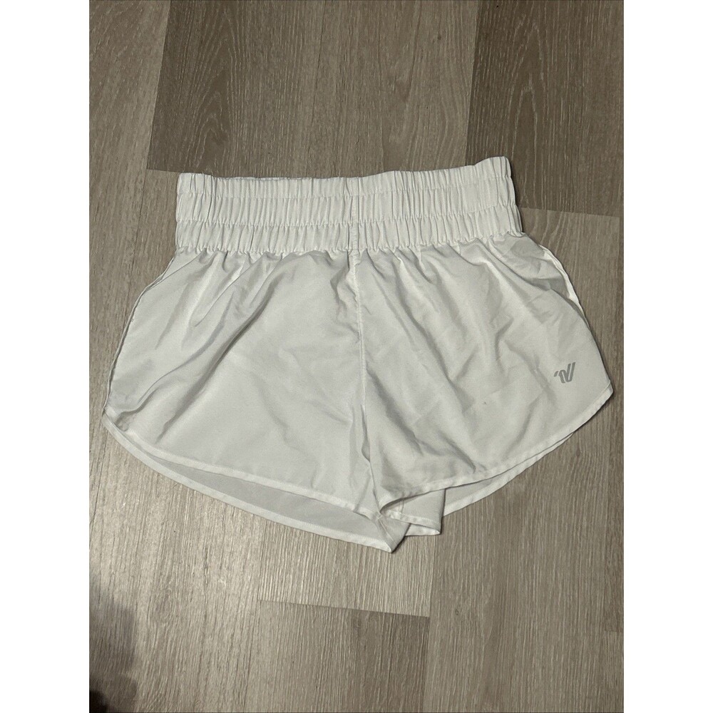 Varsity Spirit Women’s White Athletic Thick Banded Cheer Short Size Medium